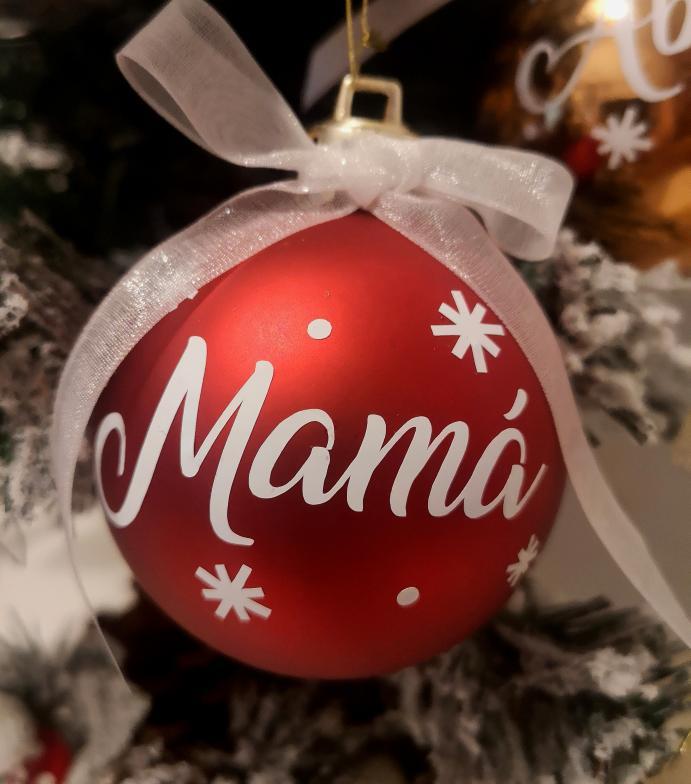 BOLA DE NAVIDAD PERSONALIZADA