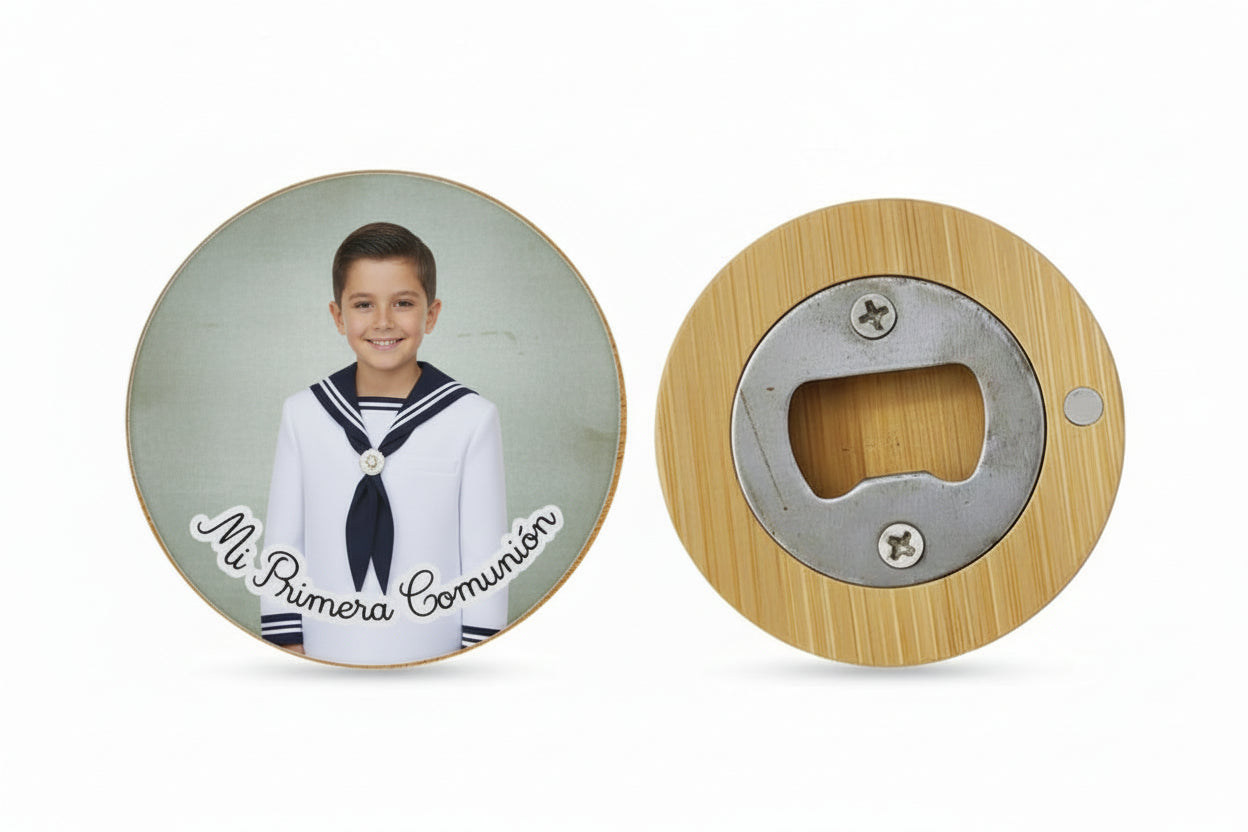 ABRIDOR NIÑO COMUNIÓN CON FOTO