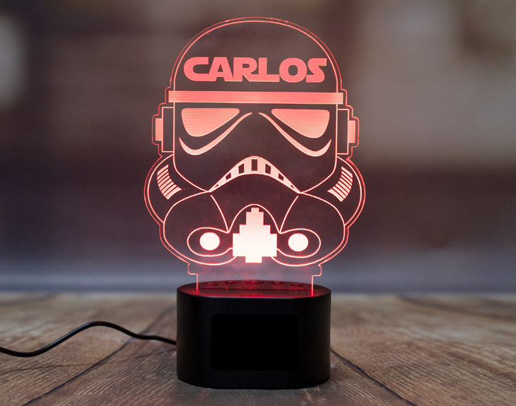 Lámpara de metacrilato “Soldado imperial”