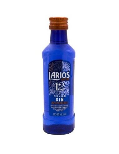 MINIATURA GIN LARIOS 12 GIN 40% 5 CL