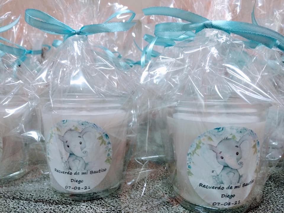 Vela Bautizo Personalizada