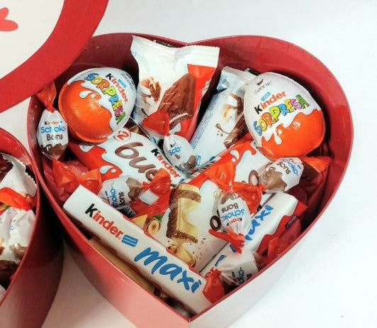 CAJA CORAZÓN KINDER