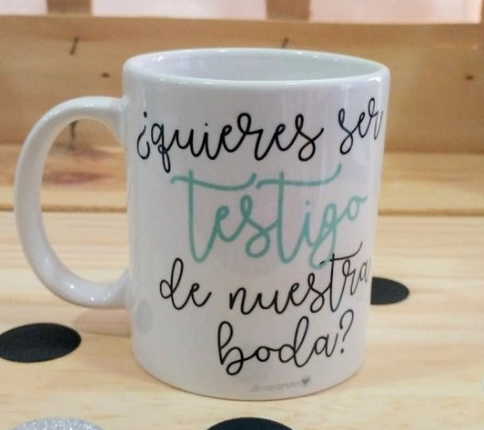 Kit ¿Quieres Ser Testigo De Nuestra Boda?