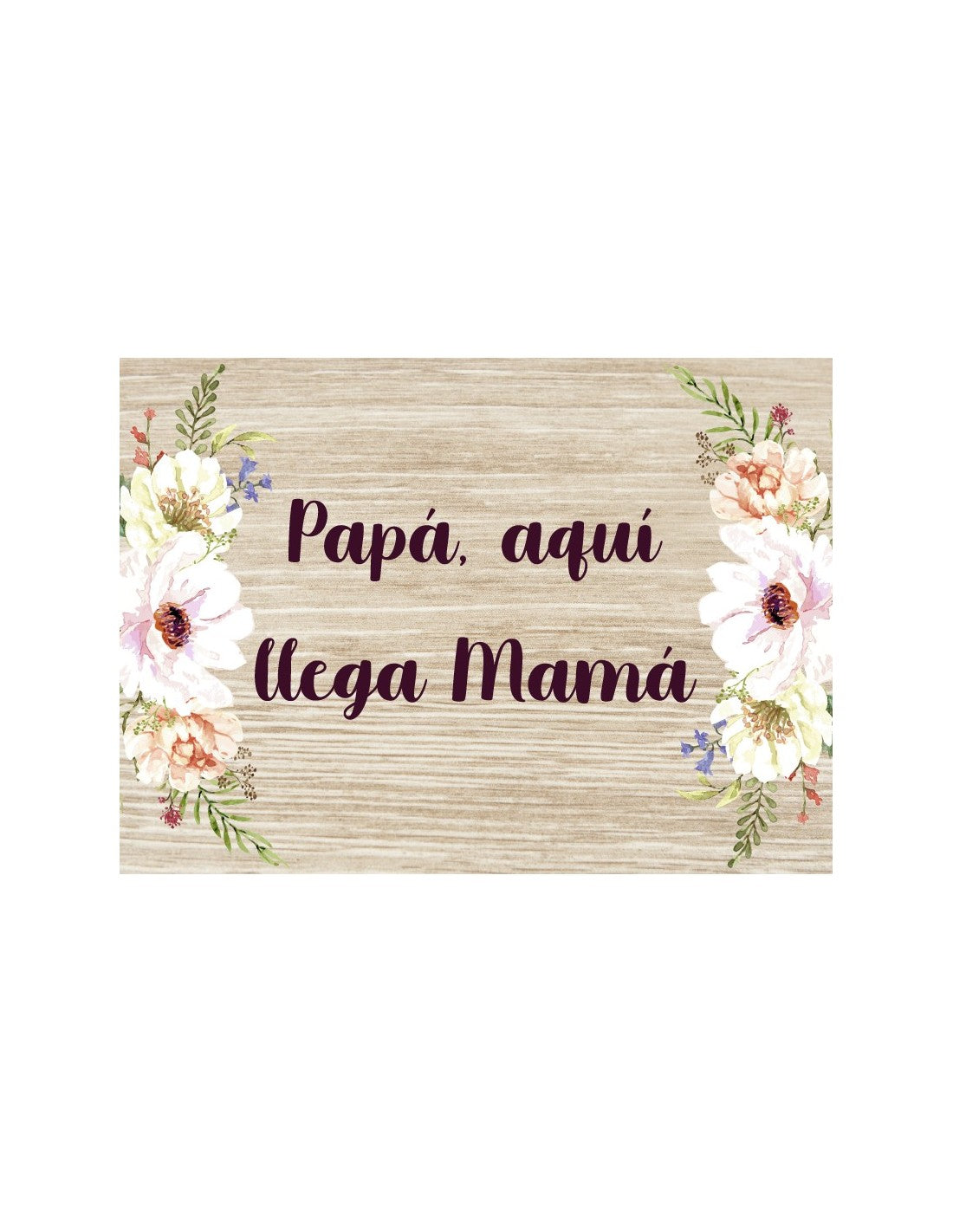 Cartel Personalizado Boda