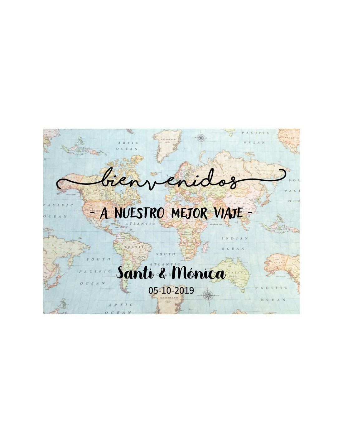 Cartel Personalizado Boda