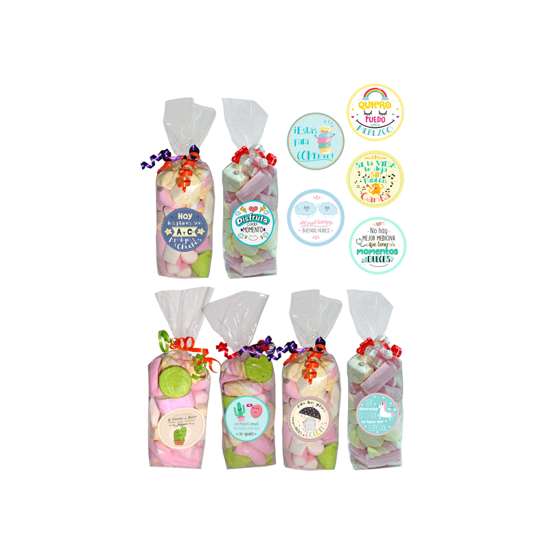 BOLSAS GOLOSINAS 150 GR. FRASES