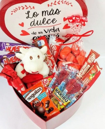 Caja Corazón "Lo Más Dulce De Mi Vida Eres Tú"