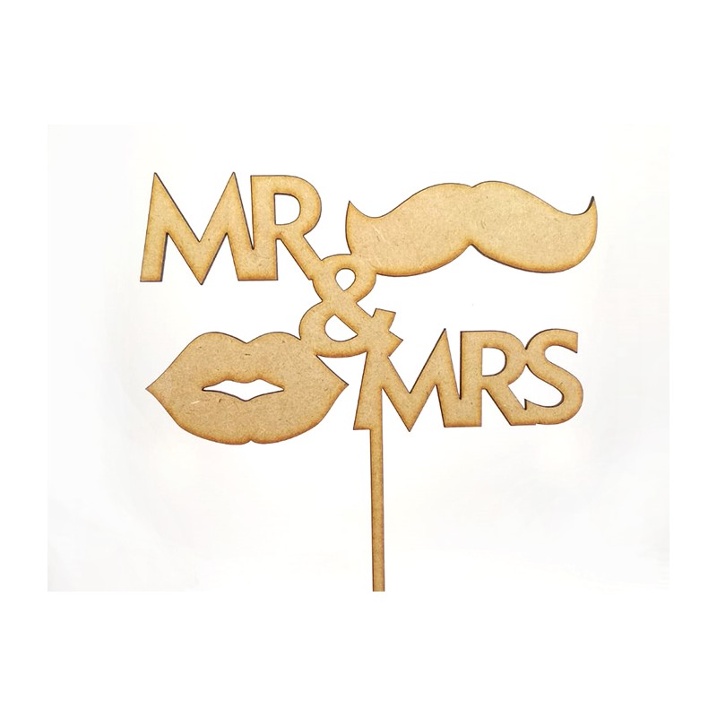 CAKE TOPPER MOSTACHO