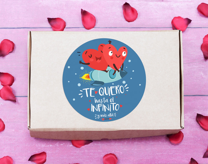 Caja de desayuno "Te quiero infinito"