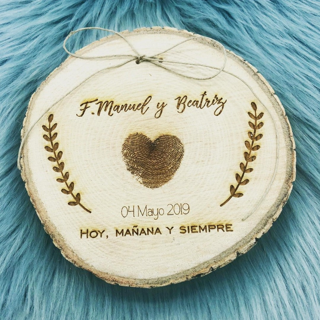 Porta Alianza Rodaja Madera