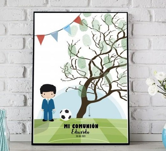 Lámina Huellas Modelo Fútbol