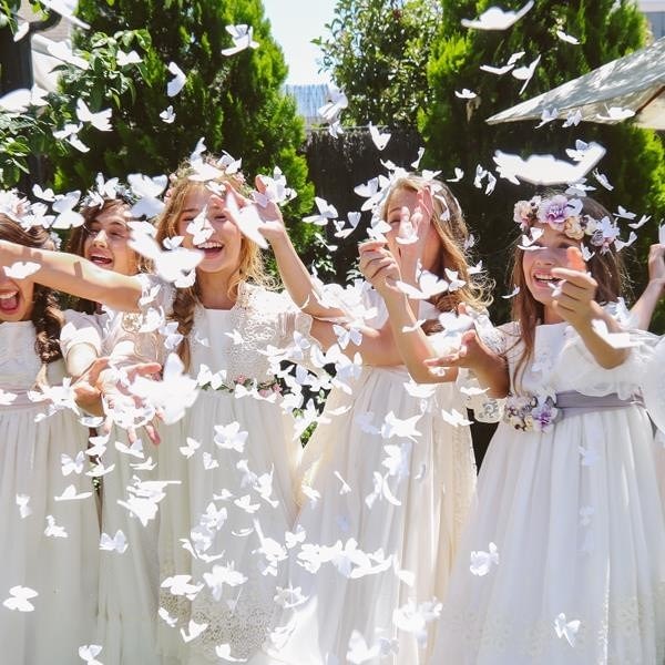 CAÑÓN CONFETI DE MARIPOSAS 40CM