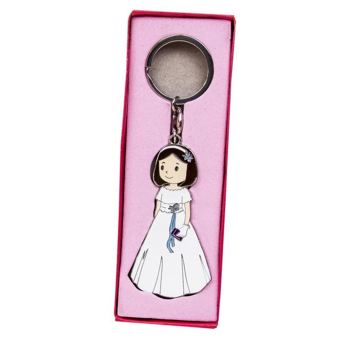 LLAVERO NIÑA COMUNIÓN PELO CORTO