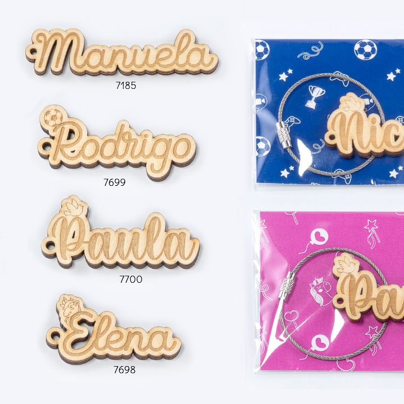 Marcasitios Llavero de Madera