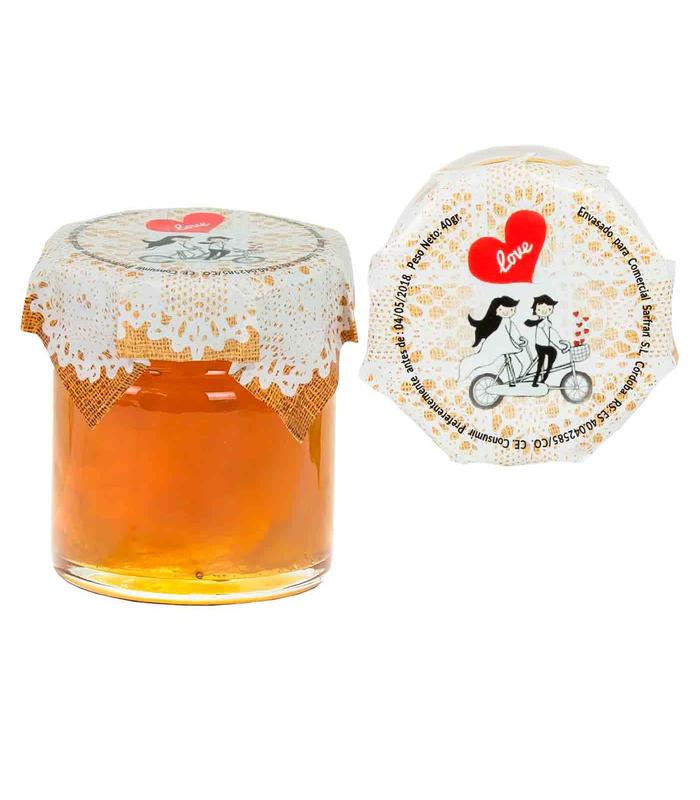 TARRO MIEL PAREJA EN BICI 40 GR.