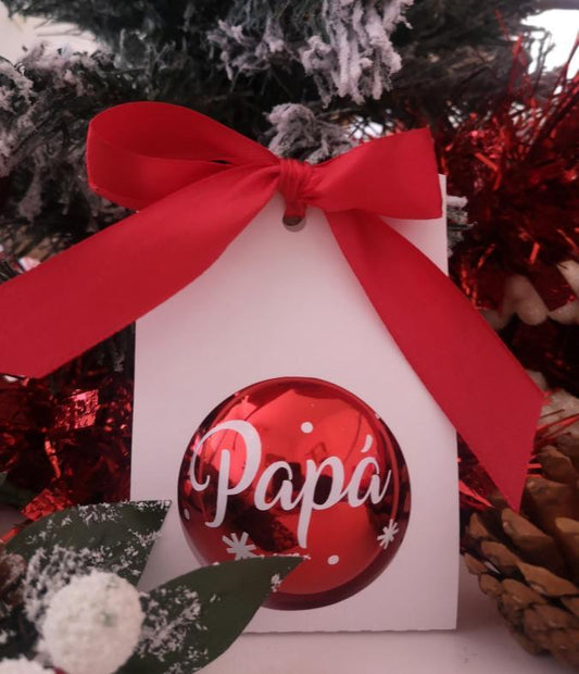 BOLA DE NAVIDAD PERSONALIZADA
