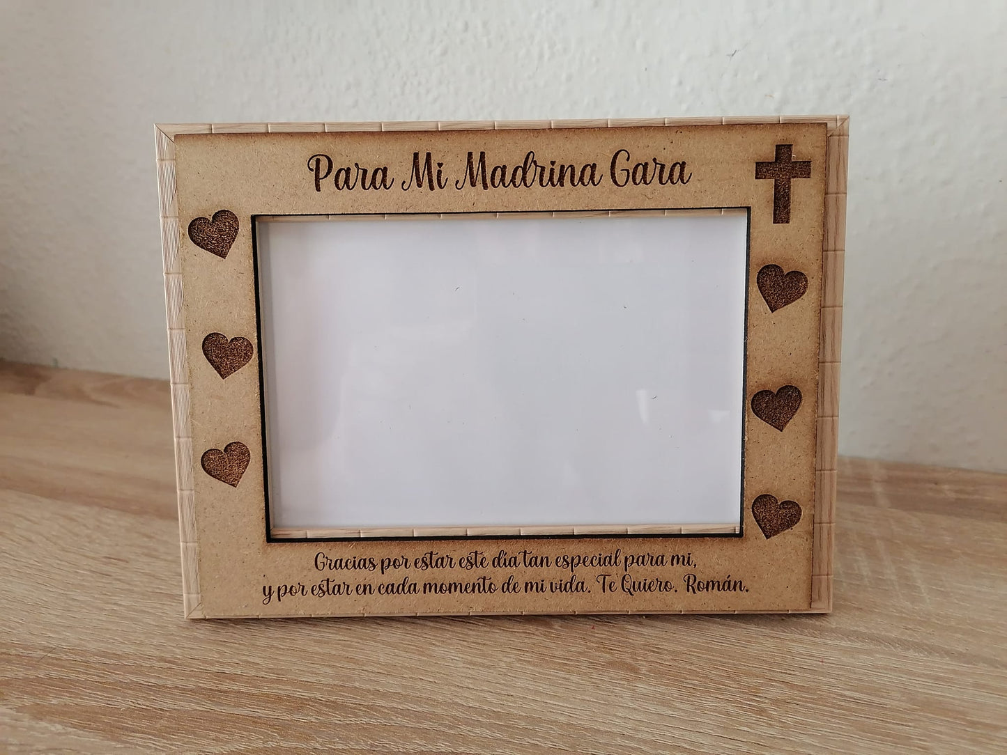 MARCO DE FOTOS PERSONALIZADO EN MADERA