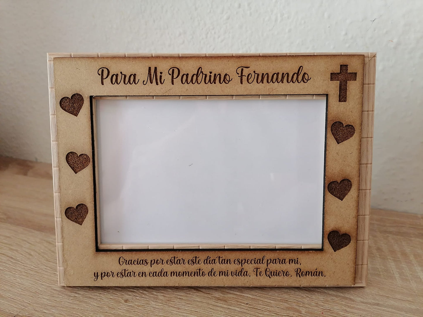 MARCO DE FOTOS PERSONALIZADO EN MADERA