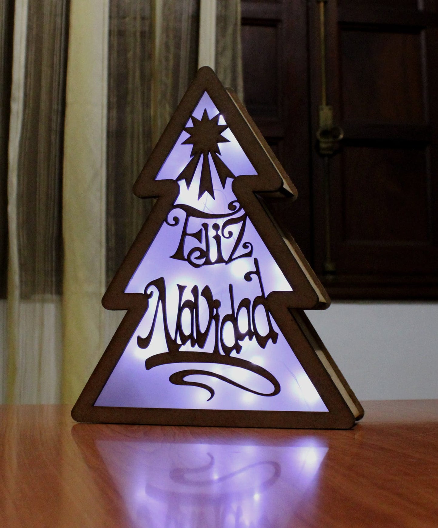 LÁMPARA ÁRBOL DE NAVIDAD PERSONALZADA