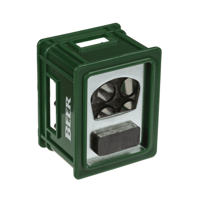 Abrebotellas con imán, caja de cerveza