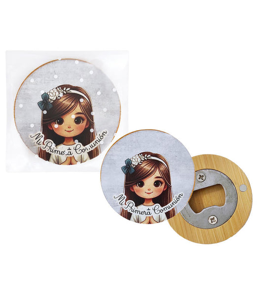 ABRIDOR NIÑA COMUNIÓN FONDO AZUL