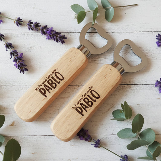 ABRIDOR CON MANGO DE MADERA