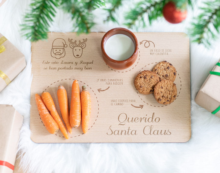Bandeja de Navidad Personalizada "Papá Noel"