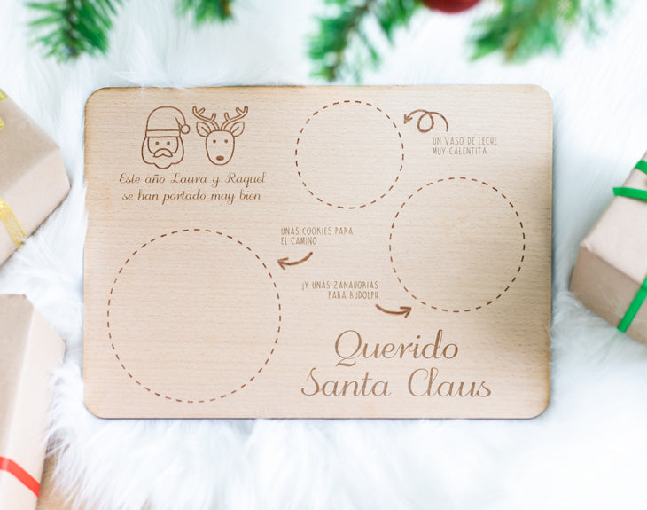 Bandeja de Navidad Personalizada "Papá Noel"