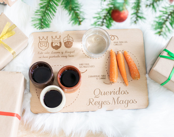 Bandeja de Navidad personalizada "Reyes Magos"