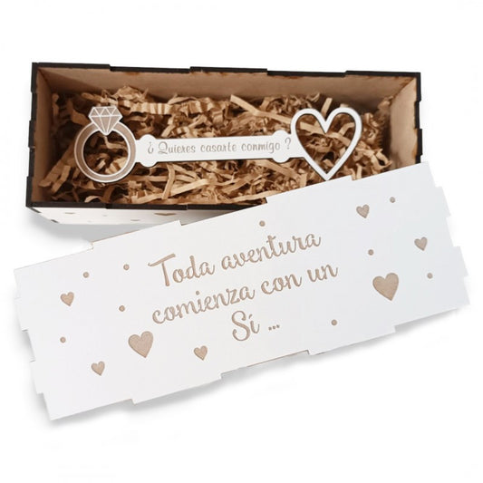 Caja ¿Quieres Casarte Conmigo?