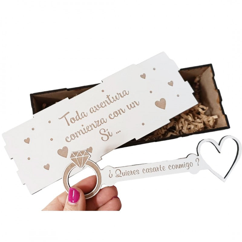 Caja ¿Quieres Casarte Conmigo?