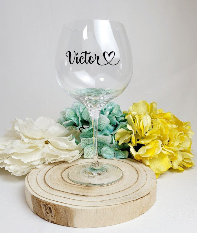 Copa gin personalizable "Heart"