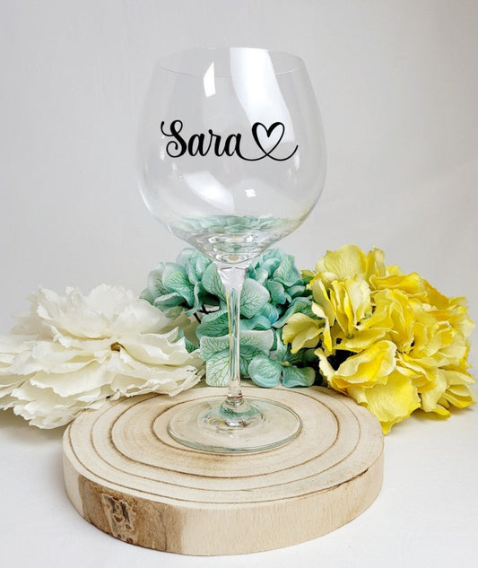 Copa gin personalizable "Heart"