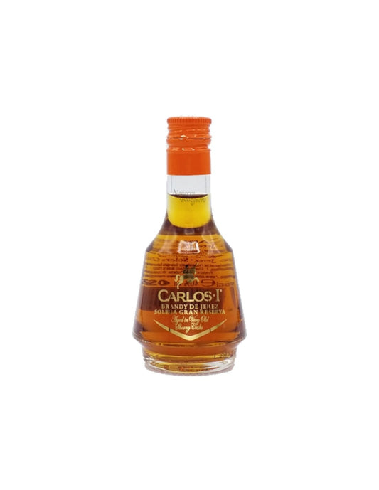 MINIATURA BRANDY CARLOS I 5CL