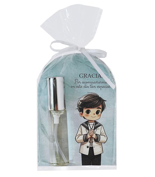 COLONIA FRESCA NIÑO EN BOLSA CON FONDO AZUL