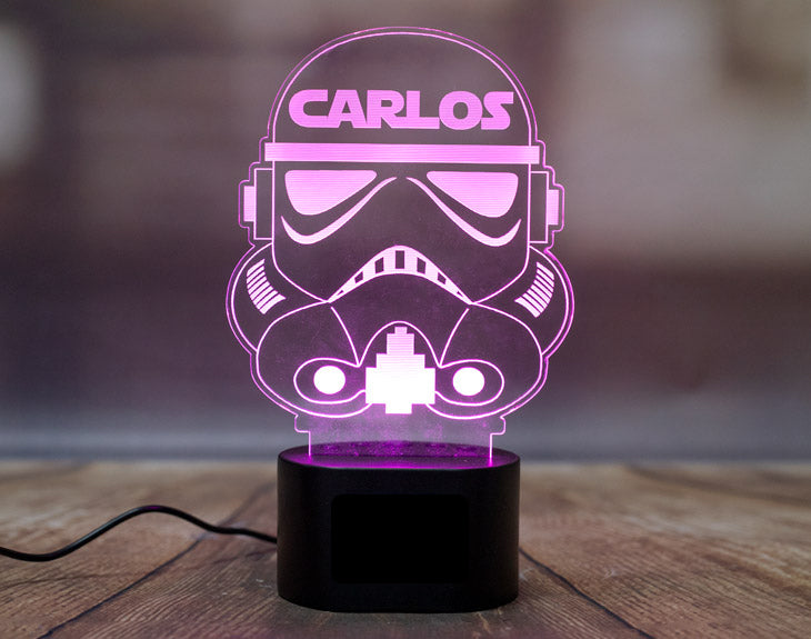 Lámpara de metacrilato “Soldado imperial”