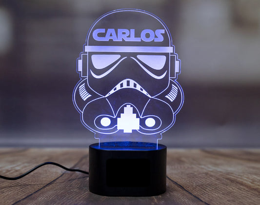 Lámpara de metacrilato “Soldado imperial”