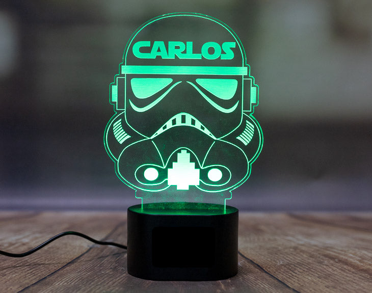 Lámpara de metacrilato “Soldado imperial”