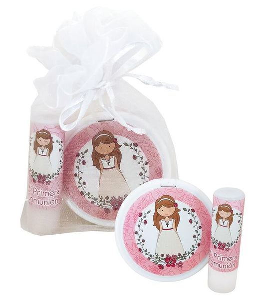 ESPEJO Y BÁLSAMO NIÑA COMUNIÓN EN ORGANZA
