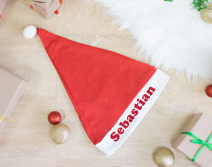 Gorro de Papá Noel personalizado