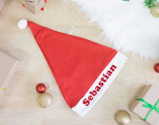 Gorro de Papá Noel personalizado