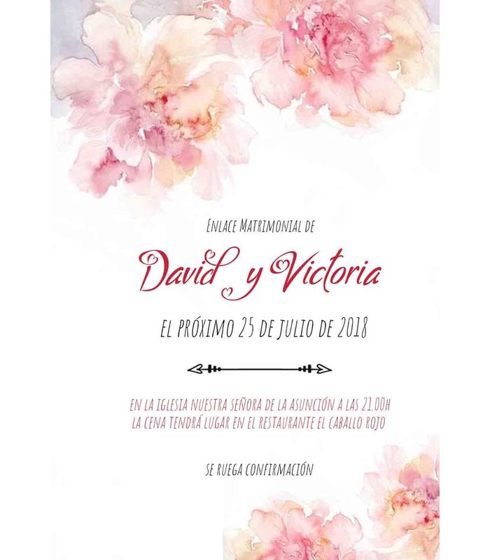 Invitación de boda