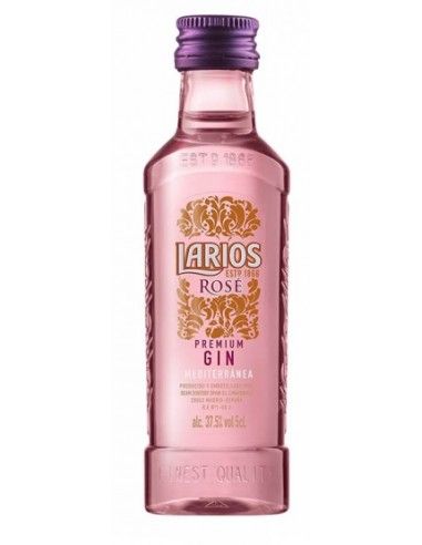MINIATURA GIN LARIOS ROSE 5 CL