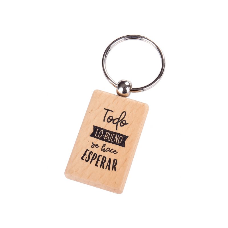 LLAVERO MADERA "TODO LO BUENO"