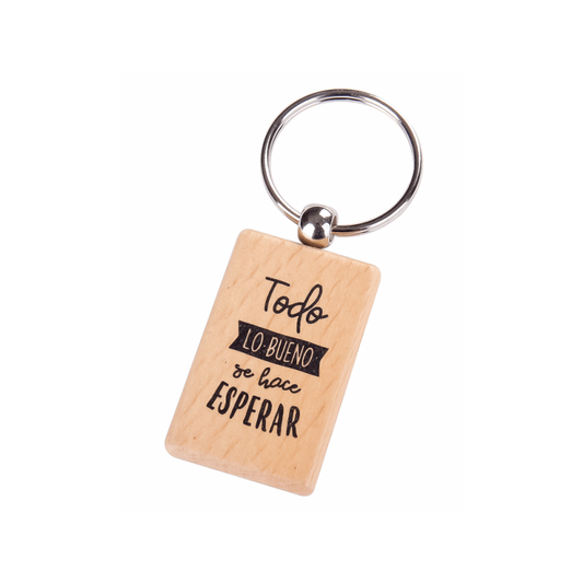 LLAVERO MADERA "TODO LO BUENO"