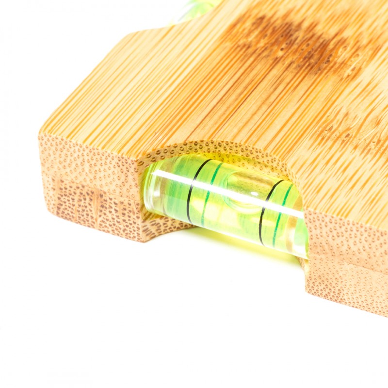 LLAVERO MULTIFUNCIÓN NISH DE BAMBÚ CON ABRIDOR Y NIVELES