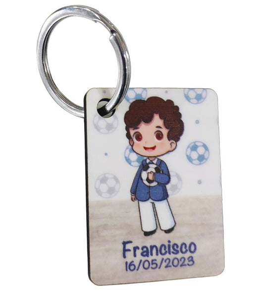 LLAVERO NIÑO COMUNIÓN PERSONALIZADO