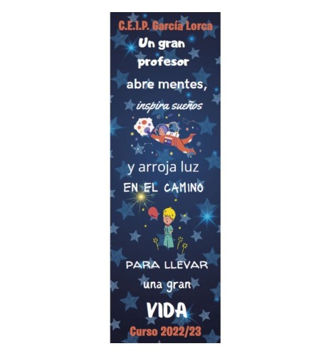 MARCAPÁGINAS...  Un gran profe