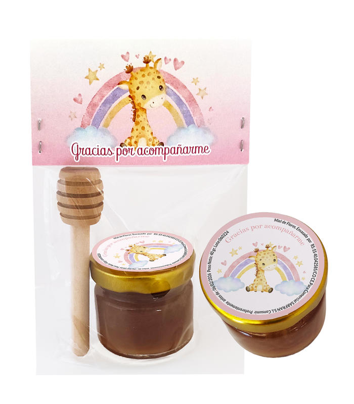 PACK JIRAFA CON MIEL Y PALITO