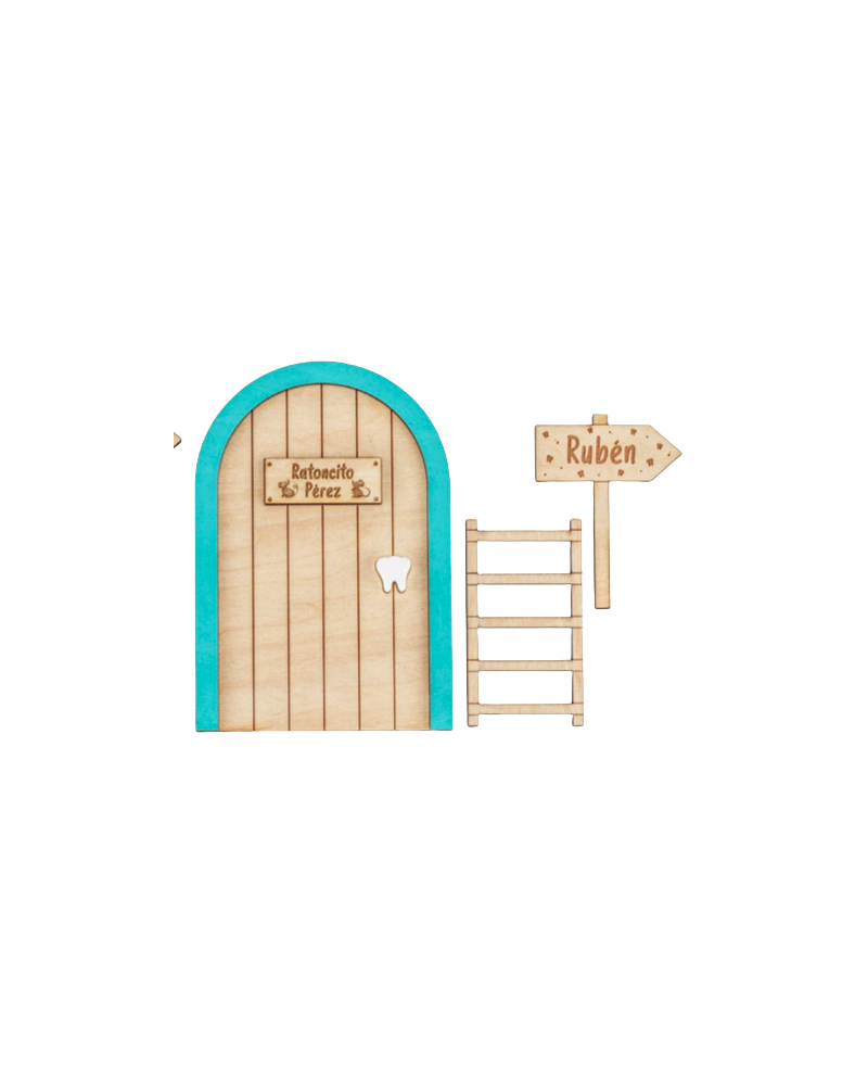 PUERTA DEL RATONCITO PÉREZ PERSONALIZADA